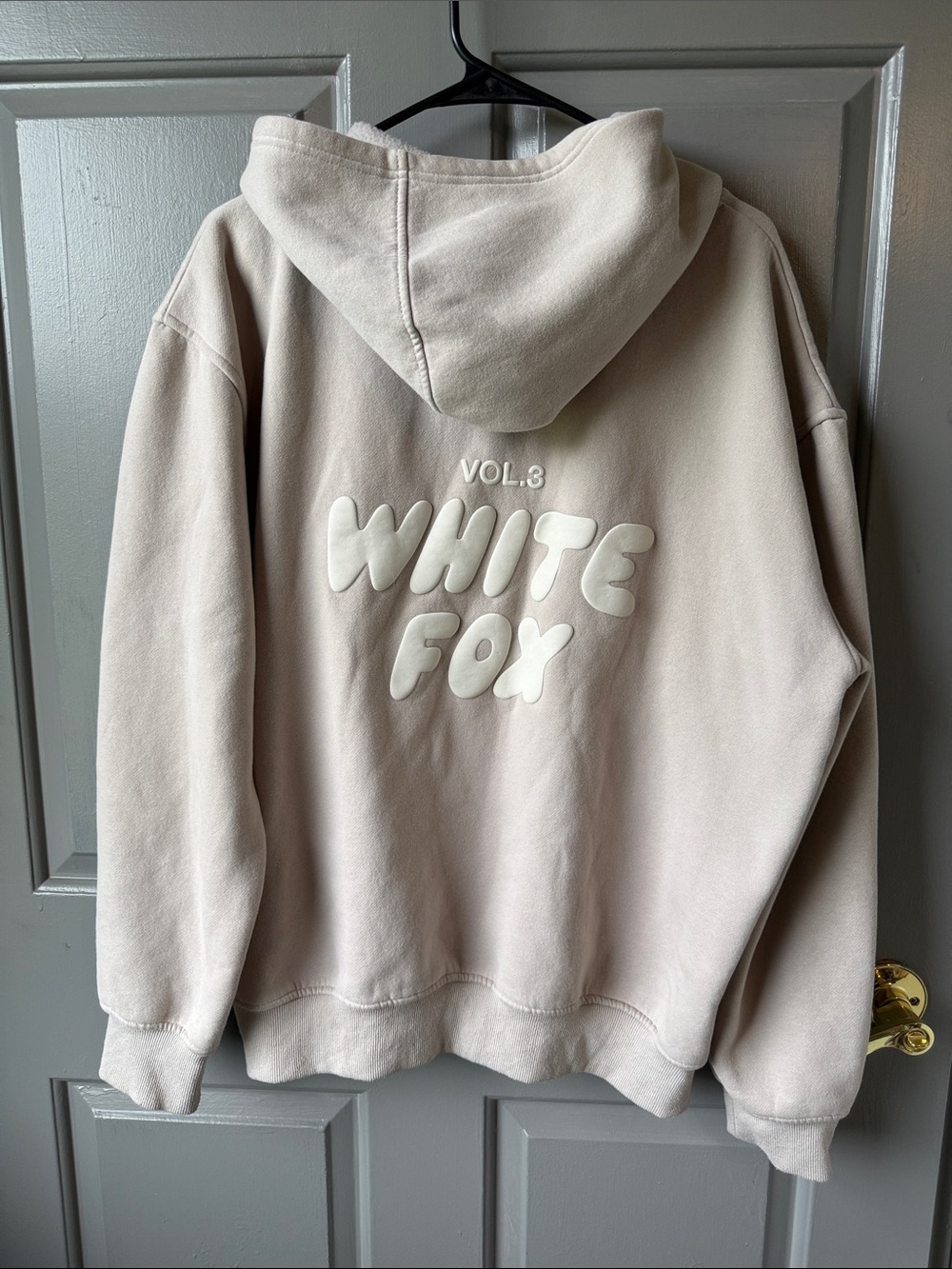White Fox Boutique Cream Pullover Hoodie - Picture 6 of 6